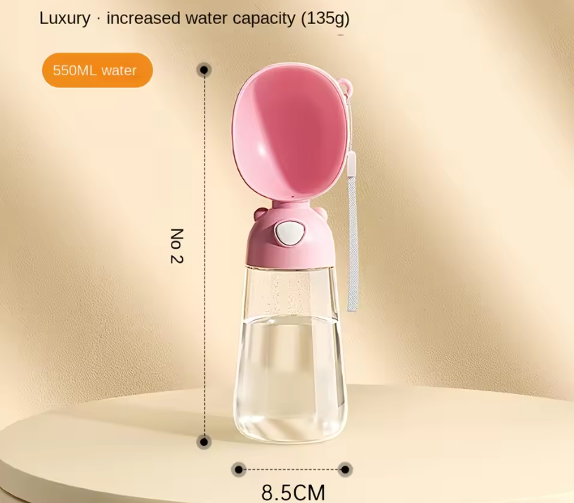 PawGo™ 2-in-1 Pet Water Bottle & Food Container