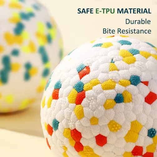 Chew-Resistant Dog Ball – Elastic Rubber Toy for Active Dogs