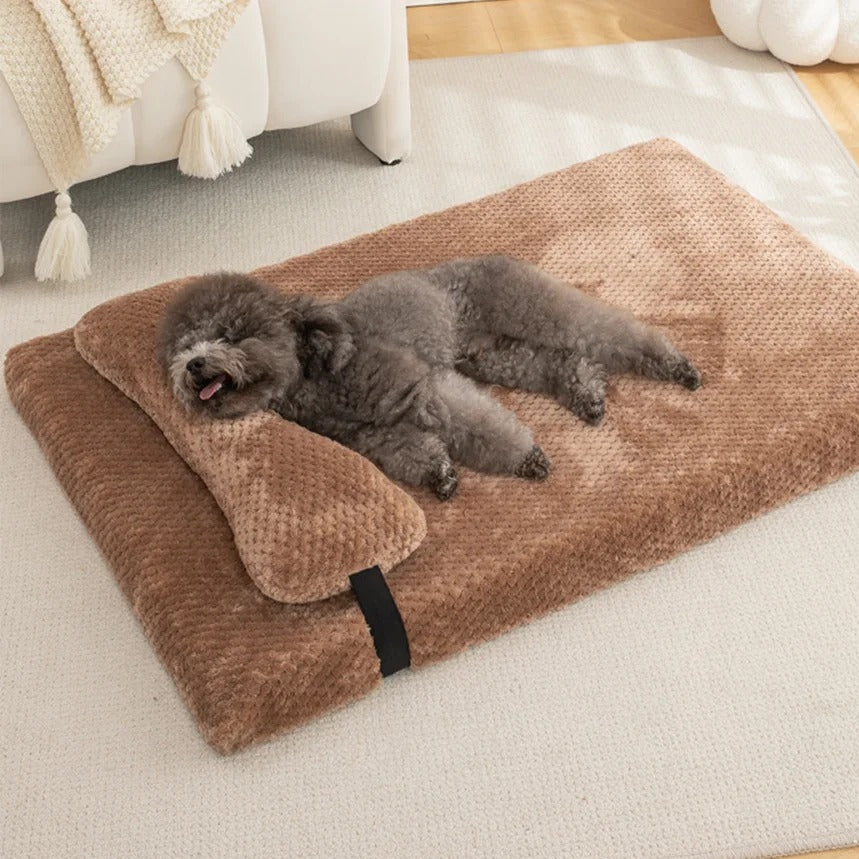 CozyPaws™ Warm Calming Dog Bed with Pillow