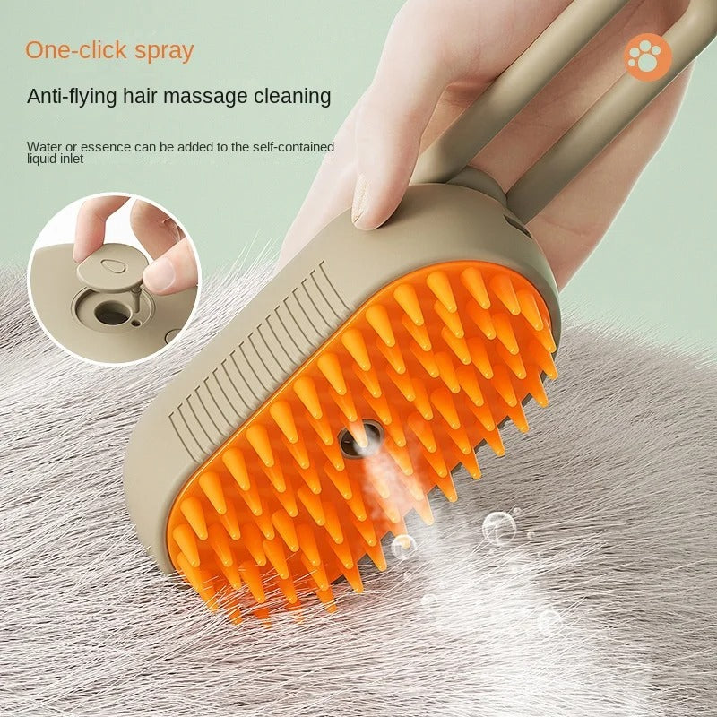 SteamyPaws™ 3-in-1 Grooming Brush