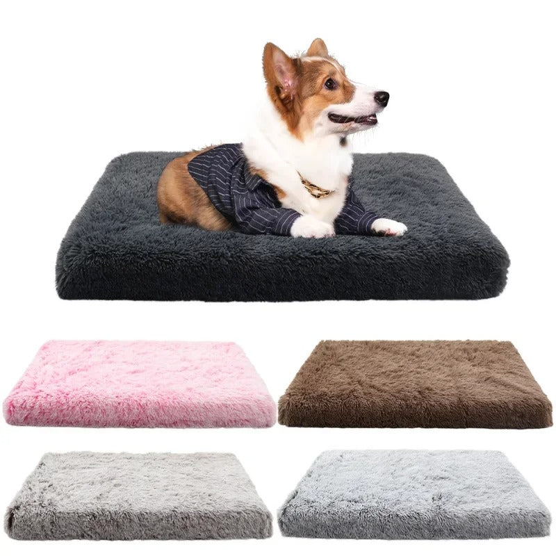 PlushPaws™ Removable Soft Calming Pet Bed Mat for Dogs & Cats