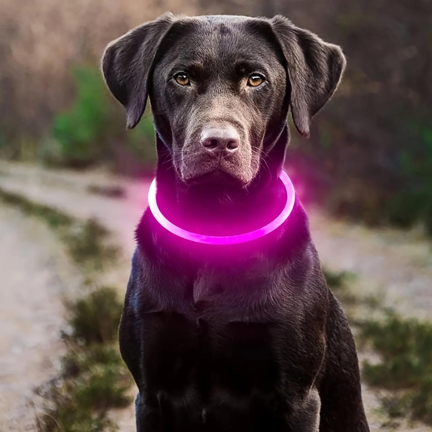 GlowPaw™ LED Rechargeable Anti-Lost Dog Collar