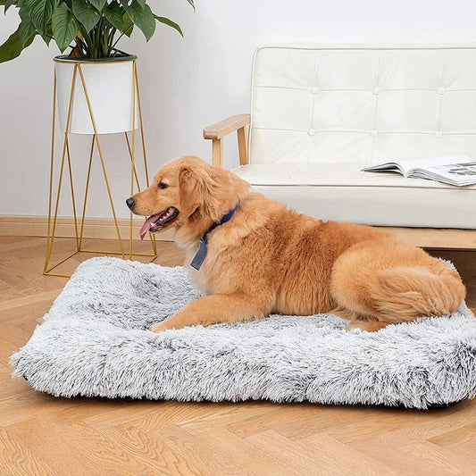 PlushPaws™ Removable Soft Calming Pet Bed Mat for Dogs & Cats