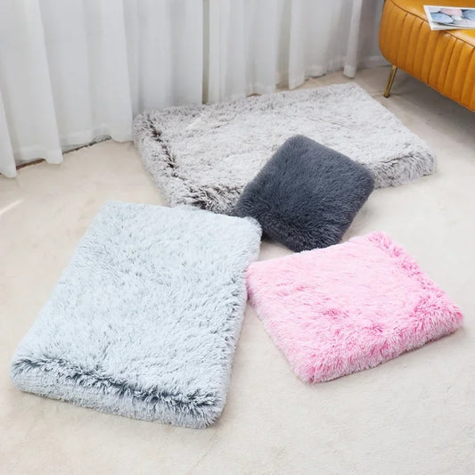PlushPaws™ Removable Soft Calming Pet Bed Mat for Dogs & Cats