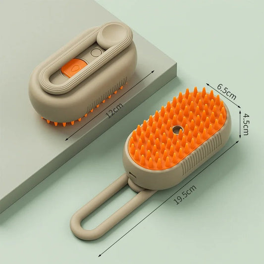 SteamyPaws™ 3-in-1 Grooming Brush