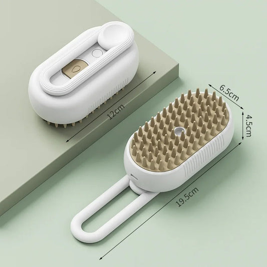 SteamyPaws™ 3-in-1 Grooming Brush